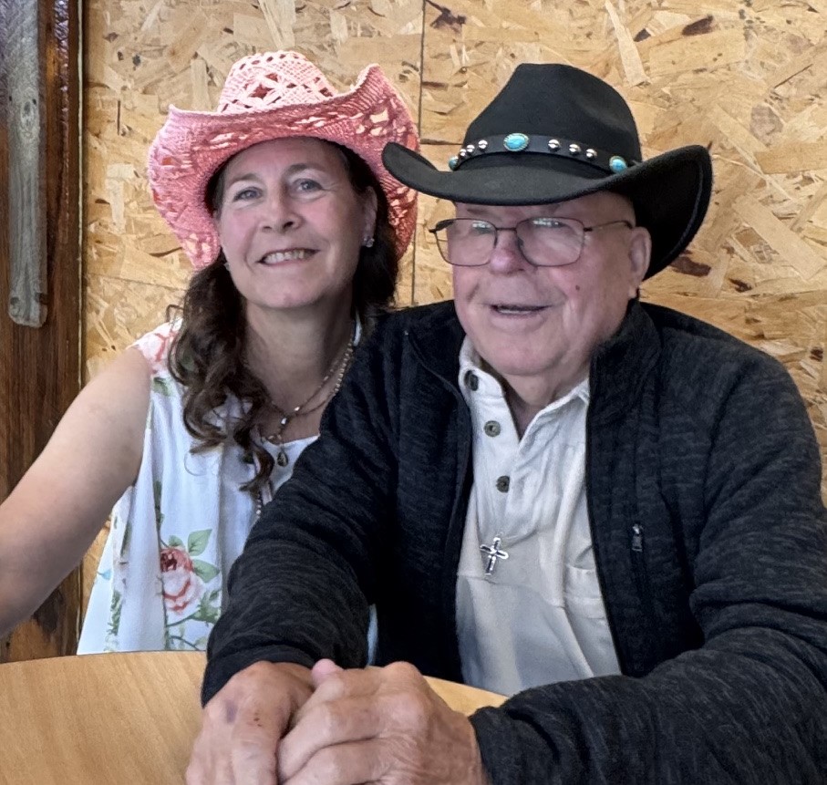 DeDe and Wayne at Cowboy Church